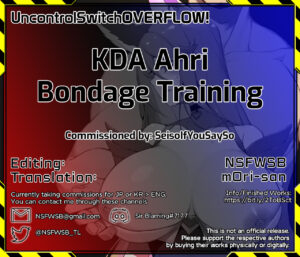 KDA Ahri Bondage Training