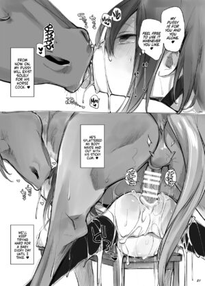 [ANIMAL SERVICE (haison)] Ouma to Ichaicha Tanetsuke Koubi vol. 1 | Lovey-Dovey Mating With My Dear Horse Vol. 1 [English] [Learn JP with H + Tim] [Digital]