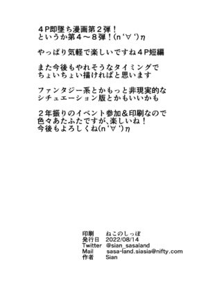 Mesu-domo no 4 Page Choukyou Kirokushuu 2