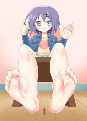 A CG collection of getting smaller and being stepped on by a girl