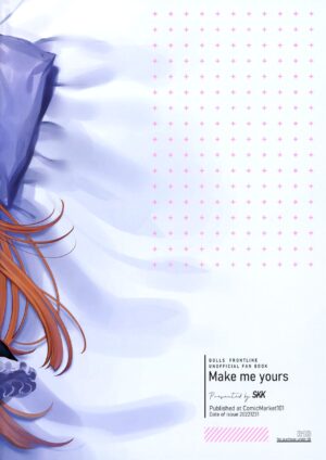 (C101) [SKK (syoukaki)] Make me Yours (Girls' Frontline) [English] [sega123] [2023-01-23]