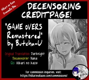 [EROQUIS! (Butcha-U)] GAME OVERS Remastered (Resident Evil) [English] [darknight] [Decensored] [Digital]