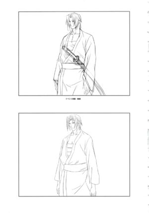 Hanachirasu - Initial Sketches and Unprocessed Illustrations - Selection