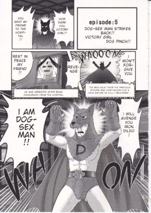 [Kamitou Masaki] Amazing Victory Girl Chapter 5 (Dog-Sex Man Strikes Back!! Victory Girl Dog Pinch!!) [English]