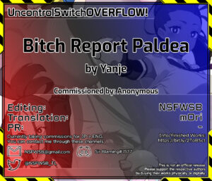 [Yanje] Bitch Report Paldea (Pokémon Scarlet and Violet) [English] [UncontrolSwitchOverflow]