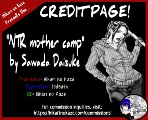 [Sawada Daisuke] NTR mother camp | Netorare Kyanpu Haha (COMIC Masyo 2023-01) [English]
