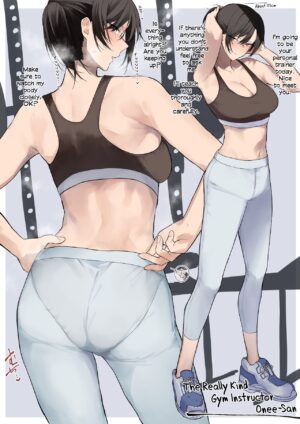 [Okyou] Gym no Yasashii Instructor no Onee-san ga Boku no koto o Kinikakete Kureru E | The Kind Gym Instructor Onee-San Is Worried About Me [English] [Colorized]
