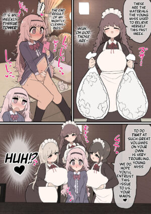 [Izumo Gasshuukoku (Momomo Gasshuukoku)] Futanari Ojousama-chan ~Senzoku Maid-san ni Shasei no Otetsudai o Shite Moraimasu!~ | ~Futanari Mistress Has Her Maids On Nut Busting Duty!~ [English] [Mr_Person Translation]
