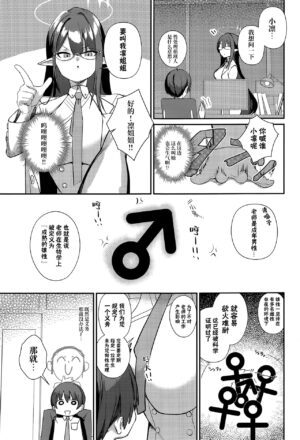 (COMIC1☆22) [Awa no Chikara (Kibouou Soap)] Shota Sensei no Seishori Touban (Blue Archive) [Chinese] [白杨汉化组]