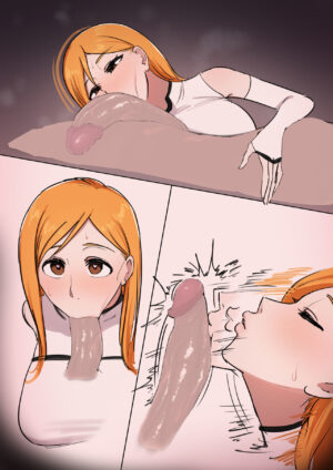 Orihime suck slave [uncensored , translated and bleached]