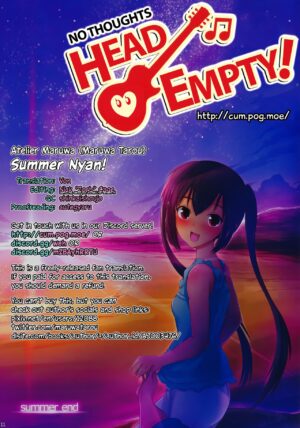 (C78) [Atelier Maruwa (Maruwa Tarou)] Summer Nyan! (K-ON!) [English] [head empty]