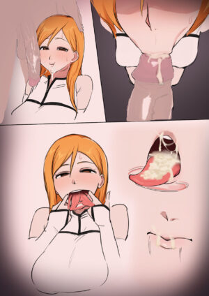 Orihime suck slave [uncensored , translated and bleached]