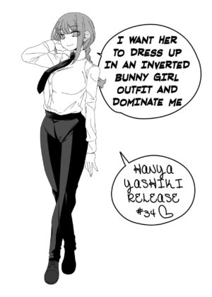 [Hanya Yashiki (Hanya)] Gyaku Bunny Kite Shihai shite Hoshii | I Want Her to Dress Up in an Inverted Bunny Girl Outfit and Dominate Me (Chainsaw Man) [English] {darknight} [Digital]