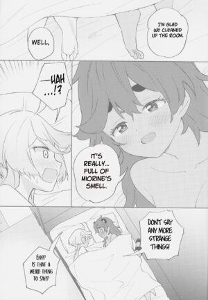 (C101) [Gutsutoma (Tachi)] Kimi no Kaori shika Shinai - It only smells like a fiancée. (Gundam The Witch from Mercury) [English]
