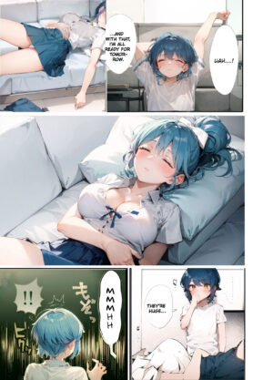 [blue lung] Uchi no Aneki wa Kyokon desu | My Well-Hung Older Sister [English] [Colorized] [AI Generated]