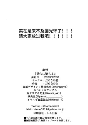(C103) [Damenahidou (Damenahito)] Usagiana ni Ochiru - down the RABBIT1 hole... | 堕入兔穴 (Blue Archive) [Chinese] [欶澜汉化组]