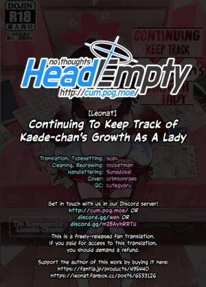 [Leonat] Kaede-chan Seichouroku 2 | Continuing to Keep Track of Kaede-chan’s Growth as a Lady (Blue Archive) [English] [head empty] [Uncensored] [Digital]