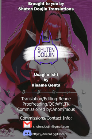 (C102) [Koori Ame (Hisame Genta)] Usagi o Ishi (Fate/Grand Order) [English] [SDTLs]