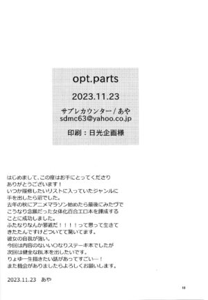 (SPARK18) [Sabure Counter (Aya)] opt.parts (Yu-Gi-Oh! VRAINS)